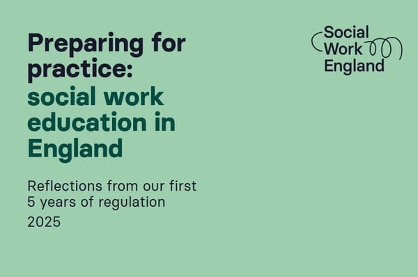 Social worker education and training update