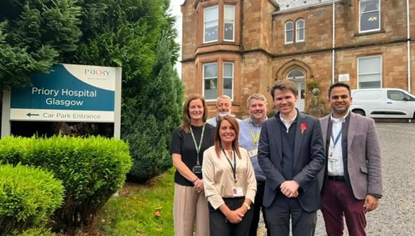 MP visits Priory Hospital Glasgow to discuss service provision